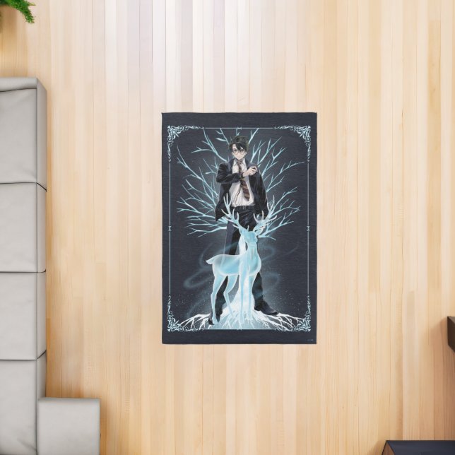 Anime HARRY POTTER™ Stag Patronus Rug (Insitu (Indoor 2))
