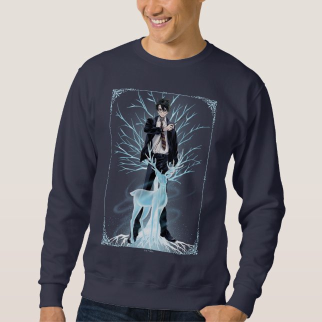 Anime HARRY POTTER™ Stag Patronus Sweatshirt (Front)
