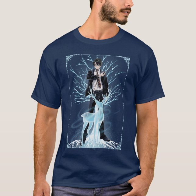 Anime HARRY POTTER™ Stag Patronus T-Shirt (Front)