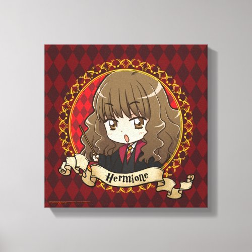 Anime Hermione Granger Canvas Print