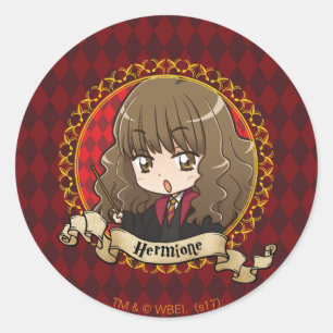 Anime Hermione Granger Classic Round Sticker