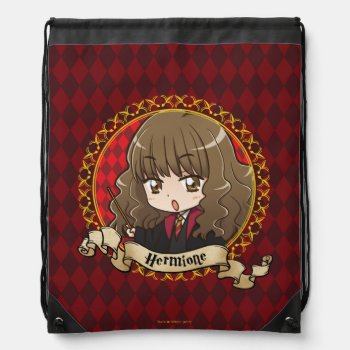 Anime Hermione Granger Drawstring Bag by harrypotter at Zazzle