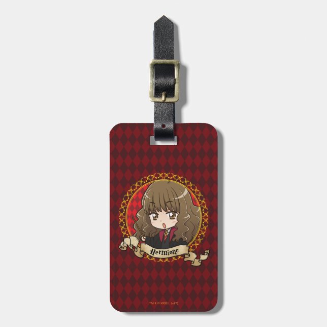 Anime Hermione Granger Luggage Tag (Front Vertical)