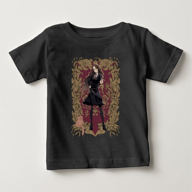 Anime Hermione Granger Ornate Frame Baby T-Shirt (Front)