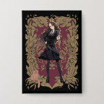 Anime Hermione Granger Ornate Frame Button