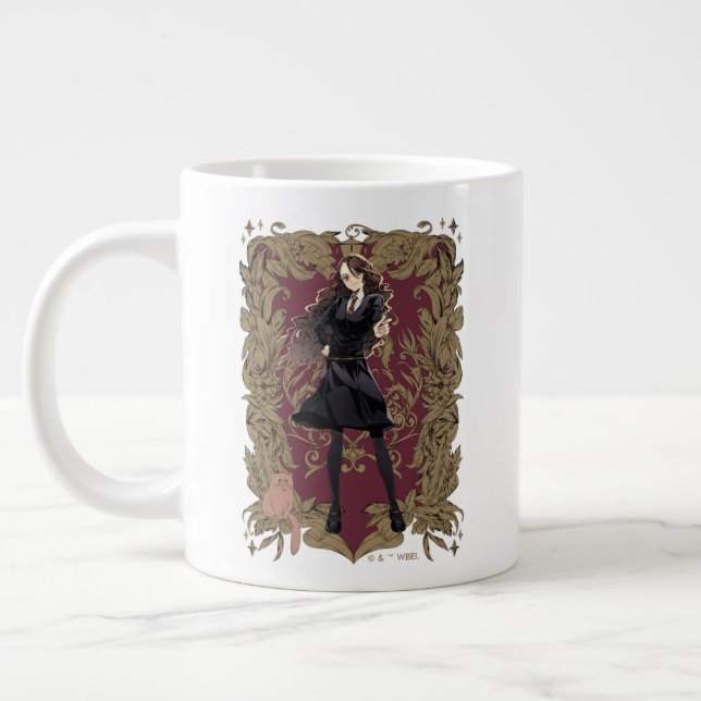 Anime Hermione Granger Ornate Frame Giant Coffee Mug (Left)