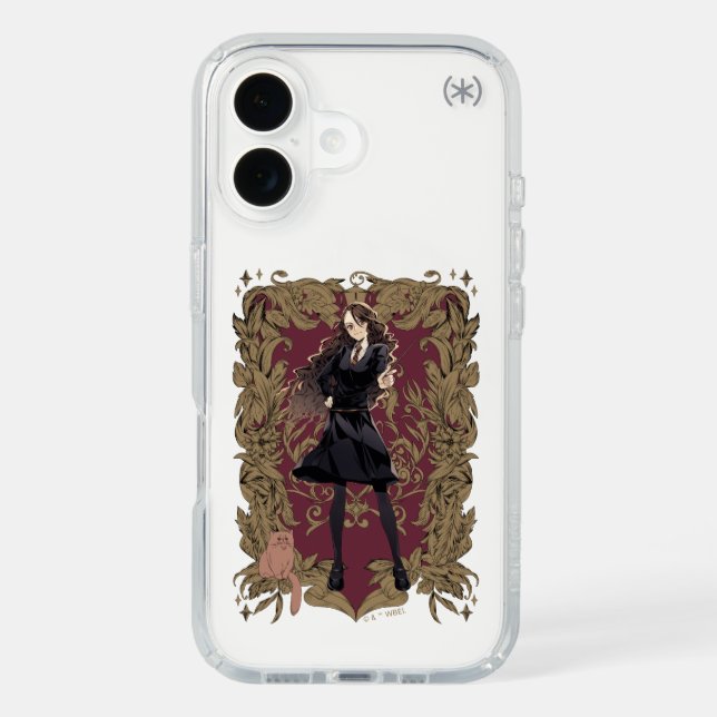 Anime Hermione Granger Ornate Frame Speck iPhone Case (Front)