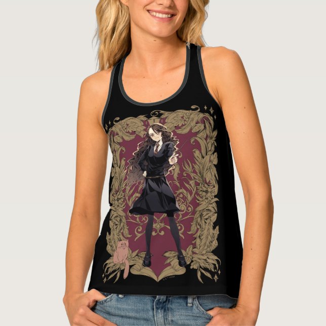 Anime Hermione Granger Ornate Frame Tank Top (Front)