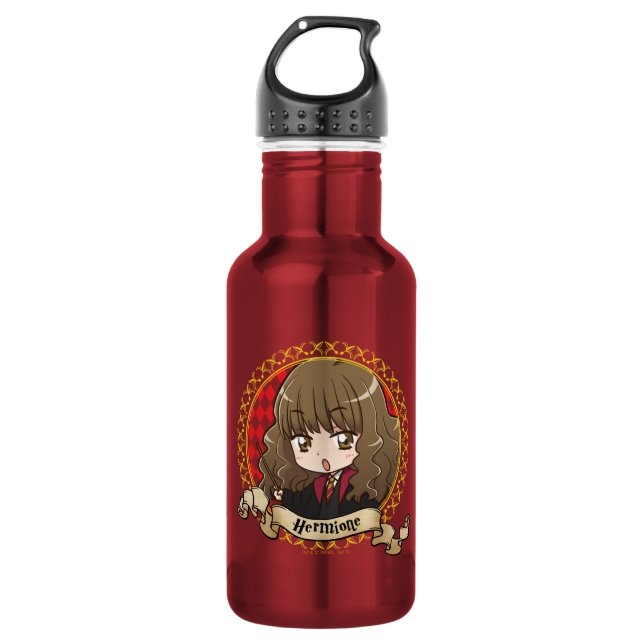 Anime Hermione Granger Stainless Steel Water Bottle (Front)