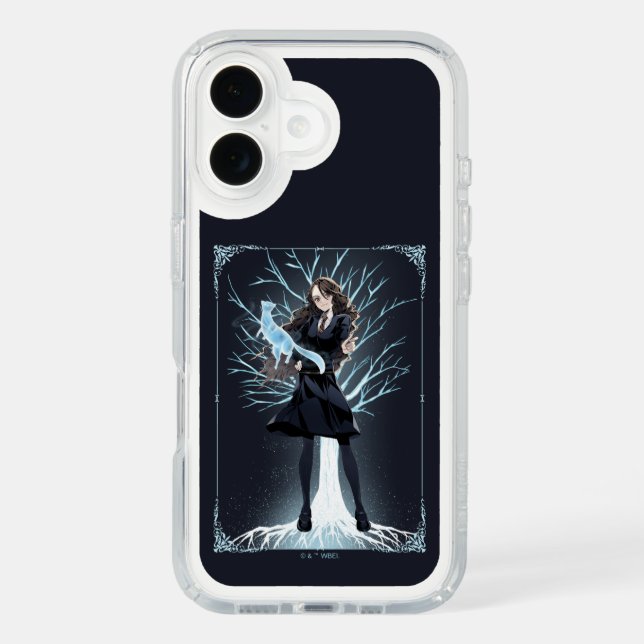 Anime Hermione Granger's Otter Patronus Speck iPhone Case (Front)