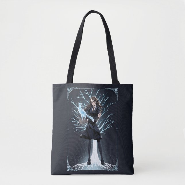Anime Hermione Granger's Otter Patronus Tote Bag (Front)