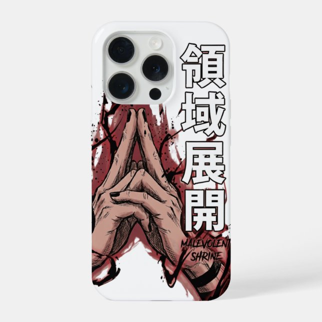 Anime Hero Electric Hand Lightning Power Art iPhone Case (Back)