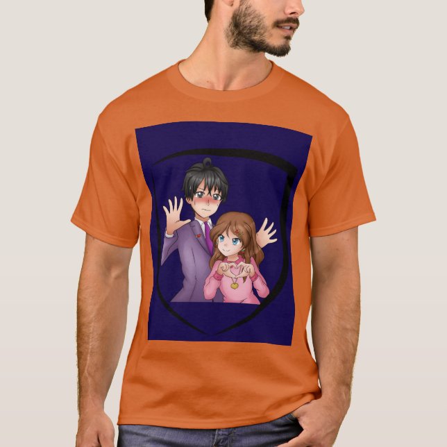  Anime Hero Graphic T-Shirt (Front)