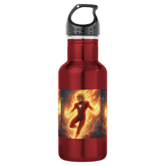 Anime Hero Power-Up Water Bottol Stainless Steel Water Bottle