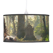 Anime horseback ride in the woods ceiling lamp (Right)
