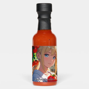 Anime Hot Sauce Bottle Favors