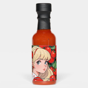 Anime Hot Sauce Bottle Favors