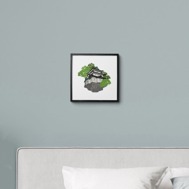 anime house peel and stick photo tile (Bedroom)