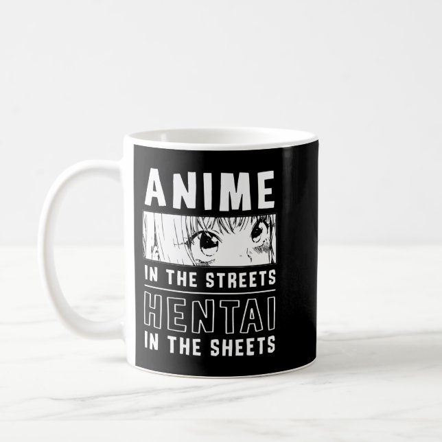 Anime In The Streets Hentai In The Sheets Classic Coffee Mug (Left)