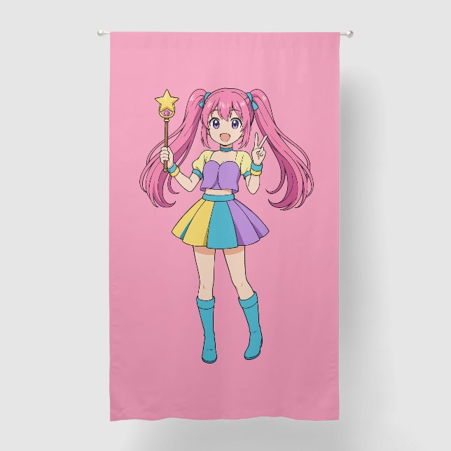Anime inspired curtain (Front)
