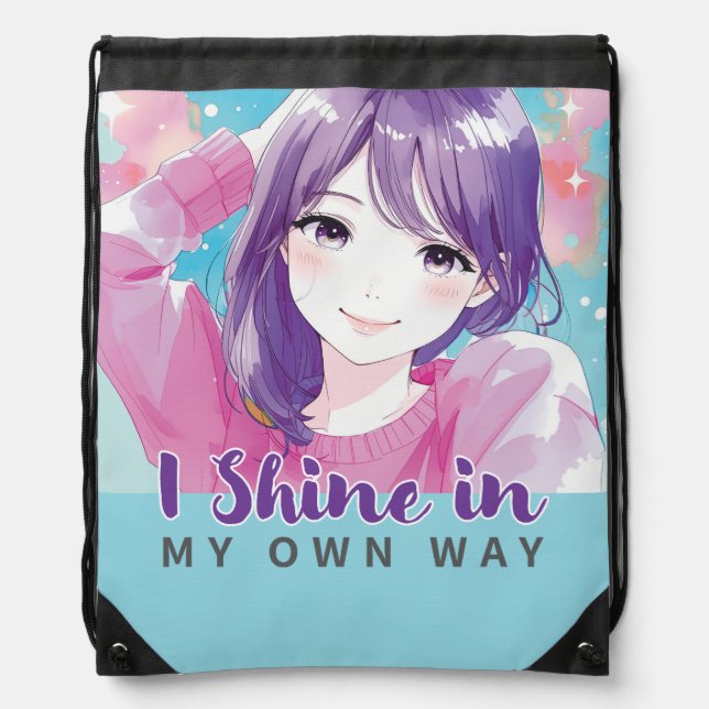 Anime- inspired design bag with Expressive Note (Front)