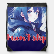 Anime- inspired design bag with Expressive Note