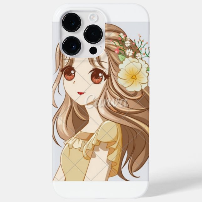 "Anime inspired phone cover vibrant and stylish" (Back)