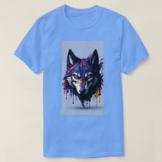 "Anime-inspired Predator Graphic T-shirt" T-Shirt (Design Front)