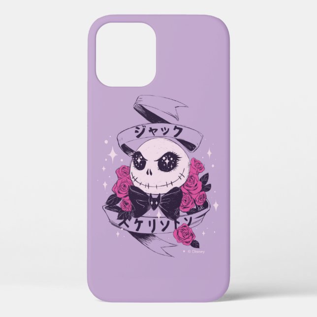 Anime Jack Skellington & Roses Illustration Case-Mate iPhone Case (Back)