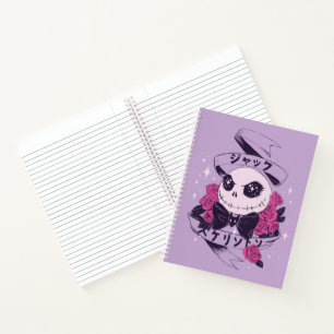 Anime Jack Skellington & Roses Illustration Notebook