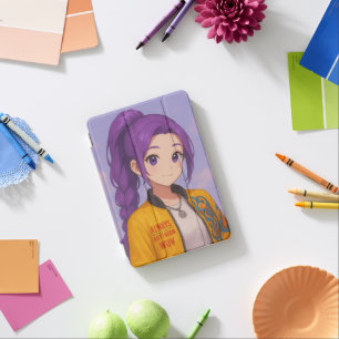 Anime K-Pop Idol Group   Original Manga-Style Pop  iPad Mini Cover