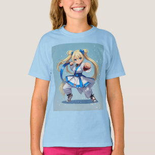 Anime Karate Girl T-Shirt