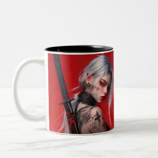 Anime Katana Warrior Ceramic Mug