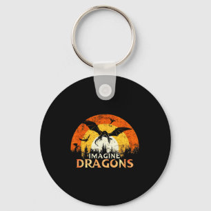 Anime Kawaii Mythical Fantasy Dragons Imagine Vint Keychain