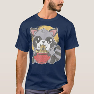 Anime Kawaii Raccoon Trash Panda Otaku Japan Cute T-Shirt