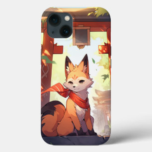 Anime Kitsune Cute Fox Fantasy Art iPhone 13 Case