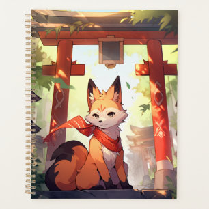 Anime Kitsune Cute Fox Fantasy Art Planner