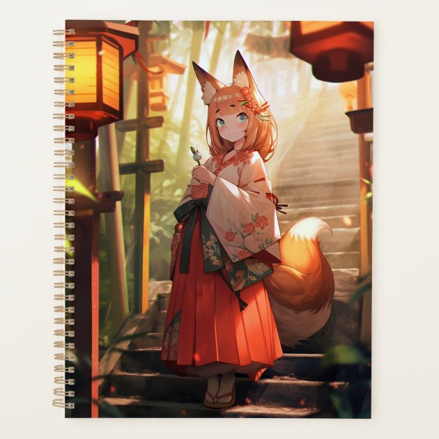 Download Kitsune Girl With Katana Wallpaper | Wallpapers.com