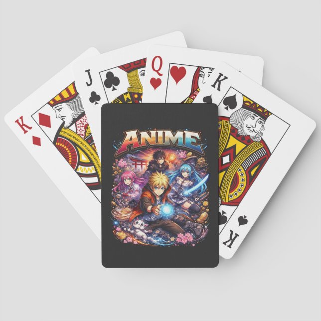 Anime Legends Poker Cards (Back)