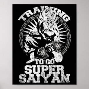 Anime Lover Bodybuilder Funny Workout Fitness Gym Poster