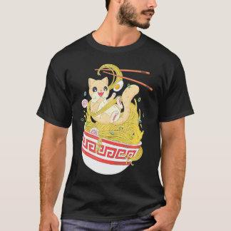 Anime Lover Kawaii Stuff Bowl Ramen Noodle Japanes T-Shirt