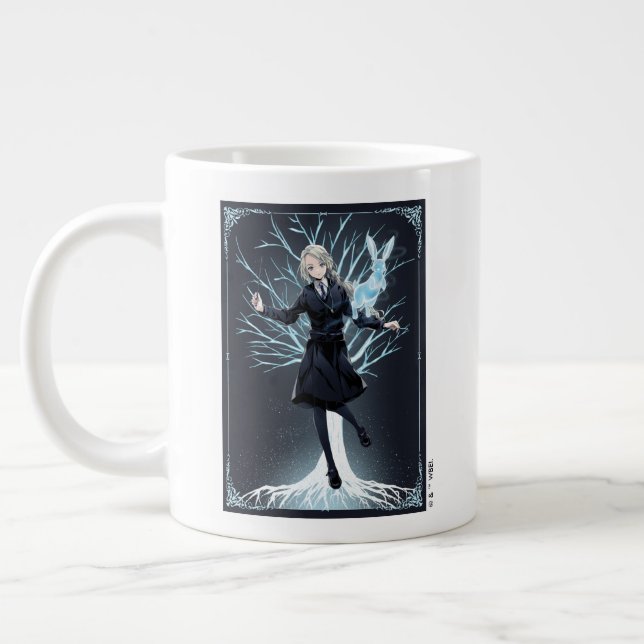Anime Luna Lovegood's Rabbit Patronus Giant Coffee Mug (Left)