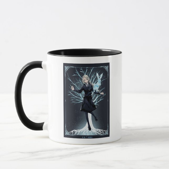 Anime Luna Lovegood's Rabbit Patronus Mug (Left)