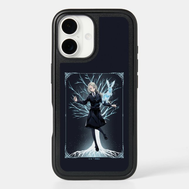 Anime Luna Lovegood's Rabbit Patronus Otterbox iPhone Case (Back)