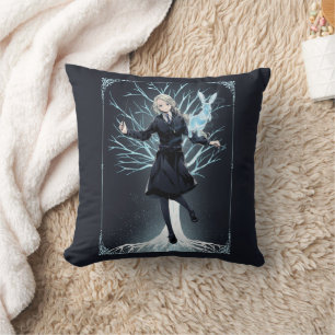 Anime Luna Lovegood's Rabbit Patronus Throw Pillow