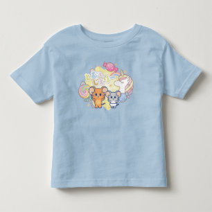 Anime Magical Candyland with Jerry and Tuffy Toddler T-shirt