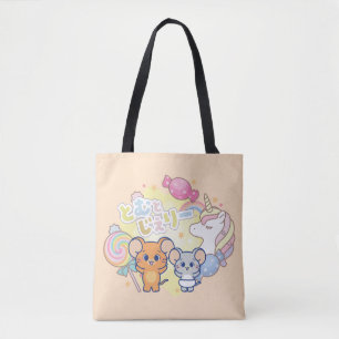 Anime Magical Candyland with Jerry and Tuffy Tote Bag
