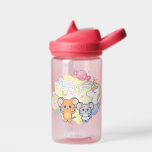 Anime Magical Candyland with Jerry and Tuffy Water Bottle<br><div class="desc">This enchanting anime graphic transports Jerry and Tuffy into a magical candyland. Jerry, the adorable brown mouse, stands bright and cheerful, while Tuffy, his tiny blue companion, sits nearby with an equally joyous expression. They are surrounded by dreamy candy-themed elements, including a pastel unicorn, colorful lollipops, and whimsical candy clouds,...</div>