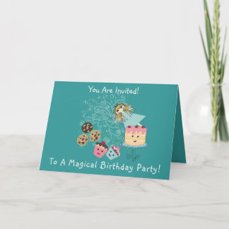 Anime Magical Days Invitation Birthday
