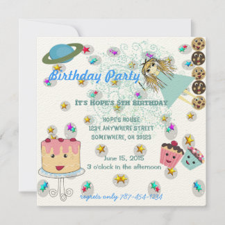 Anime Magical Days Invitation Birthday T-Shirts,